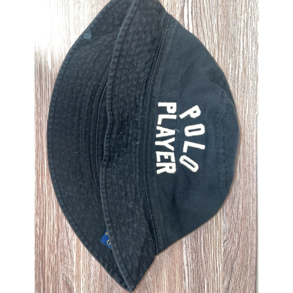 Polo Ralph Lauren Cotton Reversible Twill Bucket Hat in Black